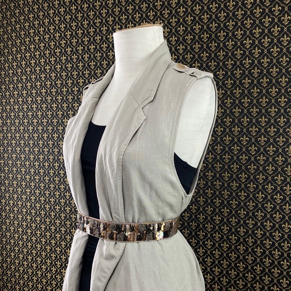 Anthro “Sleeveless Linen Trench” by Elevenses - Picture 12 of 15